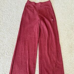 ALO Yoga Red Wide Leg Pants
